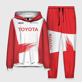 Мужской костюм 3D (с толстовкой) с принтом Toyota Driver ,  |  | racing | rally | rally team | toyota | toyota team | гонки | тайота | тоёта | тойота