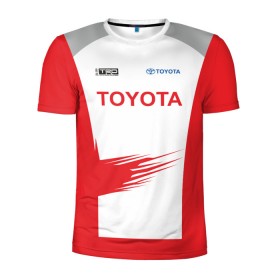 Мужская футболка 3D спортивная с принтом Toyota Driver , 100% полиэстер с улучшенными характеристиками | приталенный силуэт, круглая горловина, широкие плечи, сужается к линии бедра | racing | rally | rally team | toyota | toyota team | гонки | тайота | тоёта | тойота