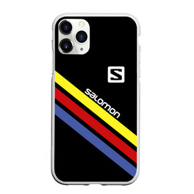 Чехол для iPhone 11 Pro Max матовый с принтом Salomon , Силикон |  | Тематика изображения на принте: salomon | активный отдых | альпинизм | биатлон | зима | лыжи | сноуборд | спорт