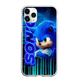 Чехол для iPhone 11 Pro матовый с принтом sonik , Силикон |  | game | sega | sonic the hedgehog | sonik | игра | комиксы | мультфильм | соник