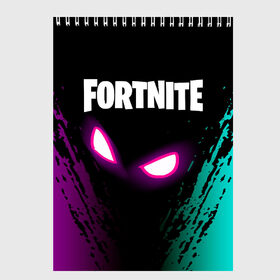 Скетчбук с принтом FORTNITE , 100% бумага
 | 48 листов, плотность листов — 100 г/м2, плотность картонной обложки — 250 г/м2. Листы скреплены сверху удобной пружинной спиралью | fortnite | fortnite 2 | fortnite x | marshmello | маршмелло | фортнайт | фортнайт 2 | фортнайт глава 2