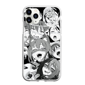 Чехол для iPhone 11 Pro Max матовый с принтом АХЕГАО , Силикон |  | ahegao | anime | face | manga | аниме | ахегао | лицо | манга