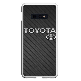 Чехол для Samsung S10E с принтом Toyota Carbon , Силикон | Область печати: задняя сторона чехла, без боковых панелей | carbon | toyota | абстракция | авто | автомобиль | карбон | лого | логотип | машина | таета | тоета | тойота