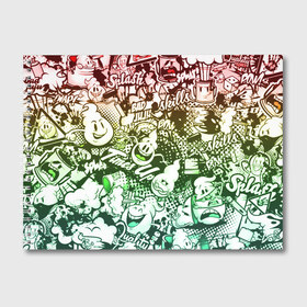 Альбом для рисования с принтом Граффити , 100% бумага
 | матовая бумага, плотность 200 мг. | doodling | textures | tiles | баллончики | буквы | винтаж | винтажная | герои | граффити | дудл | дудлинг | звезда | иероглифы | картинки | комиксы | краска | красносиний | логотип | надпись | смайл | спермотозоиды
