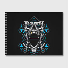 Альбом для рисования с принтом Megadeth , 100% бумага
 | матовая бумага, плотность 200 мг. | countdown to extinction | бас | гитара | группа | дэйв мастейн | кико лоурейро | лос анджелес | метал | трэш | хард рок | хеви метал