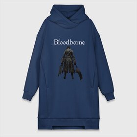 Платье-худи хлопок с принтом Bloodborne. ,  |  | bloodborne | bloodborne 2 | esport | game | playstation | бладборн | игра | киберспорт | киберспортсмен | порождение крови