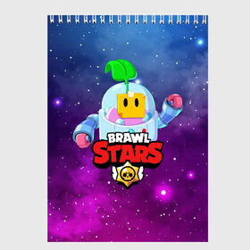 Скетчбук с принтом BRAWL STARS SPROUT , 100% бумага
 | 48 листов, плотность листов — 100 г/м2, плотность картонной обложки — 250 г/м2. Листы скреплены сверху удобной пружинной спиралью | 8 bit | 8 бит | bibi | brawl stars | crow | el brown | leon | leon shark | max | mr.p | phoenix | sally leon | shark | sprout | stars | virus | werewolf | акула | биби | вирус | ворон | леон | оборотень | пингвин