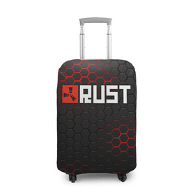 Чехол для чемодана 3D с принтом RUST | РАСТ , 86% полиэфир, 14% спандекс | двустороннее нанесение принта, прорези для ручек и колес | dayz | facepunch | rust | state of decay | survival | the forest | this war of mine | выживалка rust | раст
