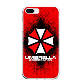 Чехол для iPhone 7Plus/8 Plus матовый с принтом Umbrella Corporation , Силикон | Область печати: задняя сторона чехла, без боковых панелей | game | resident evil 3 | umbrella corporation | амбрелла | амбрелла корпорейшн | военная и фармацевтическая корпорация | игра | игры | умбрелла