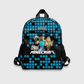 Детский рюкзак 3D с принтом Minecraft , 100% полиэстер | лямки с регулируемой длиной, сверху петелька, чтобы рюкзак можно было повесить на вешалку. Основное отделение закрывается на молнию, как и внешний карман. Внутри дополнительный карман. По бокам два дополнительных кармашка | 3d | craft | game | mine | minecraft | minecraftmemories | pixel | twitter | игра | майнкрафт | маркус перссон | пиксель | ремесло | шахта