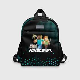 Детский рюкзак 3D с принтом Minecraft , 100% полиэстер | лямки с регулируемой длиной, сверху петелька, чтобы рюкзак можно было повесить на вешалку. Основное отделение закрывается на молнию, как и внешний карман. Внутри дополнительный карман. По бокам два дополнительных кармашка | 3d | craft | game | mine | minecraft | minecraftmemories | pixel | twitter | игра | майнкрафт | маркус перссон | пиксель | ремесло | шахта