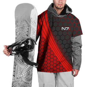 Накидка на куртку 3D с принтом Mass Effect N7 , 100% полиэстер |  | Тематика изображения на принте: andromeda | effect | n7 | n7 day | герой | костюм | масса эффект | программа n7