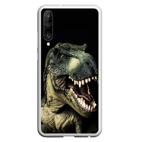 Чехол для Honor P30 с принтом Динозавр T-Rex , Силикон | Область печати: задняя сторона чехла, без боковых панелей | Тематика изображения на принте: dino | dinosauria | t rex | ti rex | дино | динозавр | парк юрского | т рекс | ти рекс | чудовище | юрский период | ящер | ящерица