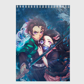 Скетчбук с принтом KIMETSU NO YAIBA , 100% бумага
 | 48 листов, плотность листов — 100 г/м2, плотность картонной обложки — 250 г/м2. Листы скреплены сверху удобной пружинной спиралью | Тематика изображения на принте: demon slayer | kimetsu no yaiba | nezuko | shinobu | slayer | tanjiro | zenitsu | гию томиока | зенитцу | иноске хашибира | клинок рассекающий демонов | незуко | танджиро | шинобу кочо