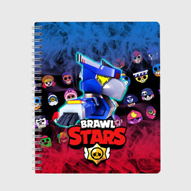 Тетрадь с принтом CROW BRAWL STARS , 100% бумага | 48 листов, плотность листов — 60 г/м2, плотность картонной обложки — 250 г/м2. Листы скреплены сбоку удобной пружинной спиралью. Уголки страниц и обложки скругленные. Цвет линий — светло-серый
 | brawl | crow | leon | lion | sally | shark | spike | sprout | stars | бравл | весёлая | ворона | детская | для школы | игра | кактус | космос | красочная | кроу | леон | лион | мультик | ребёнку | робот | светлая | спайк | старз | старс | 