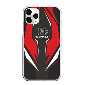 Чехол для iPhone 11 Pro Max матовый с принтом Toyota Driver team Red , Силикон |  | driver | driver team | racing | toyota | toyota team | гонки | тайота | тоёта | тойота