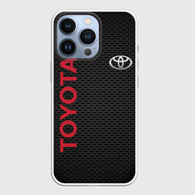 Чехол для iPhone 13 Pro с принтом TOYOTA | ТОЙОТА (Z) ,  |  | 2020 | alphard | auto | camry | corolla | highlander | hilux | land cruiser 200 | prado | rav4 | sport | supra | toyota | tundra | авто | автомобиль | автомобильные | альфард | бренд | камри | марка | машины | спорт | тойота