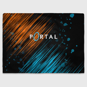 Плед 3D с принтом Portal , 100% полиэстер | закругленные углы, все края обработаны. Ткань не мнется и не растягивается | 3d | aperture science | black mesa xen | half life | portal | portal 2 | valve | игра | портал