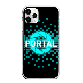 Чехол для iPhone 11 Pro матовый с принтом Portal , Силикон |  | 3d | aperture science | black mesa xen | half life | portal | portal 2 | valve | игра | портал