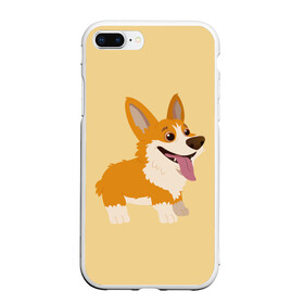 Чехол для iPhone 7Plus/8 Plus матовый с принтом Корги , Силикон | Область печати: задняя сторона чехла, без боковых панелей | corgi | кинолог | корги | пёс | рыжая | рыжая собака | собака | собакен | собачка | собачница | собачуха | собичник