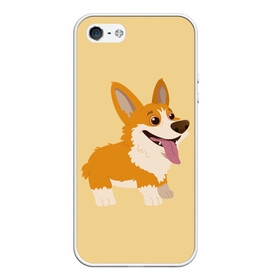 Чехол для iPhone 5/5S матовый с принтом Корги , Силикон | Область печати: задняя сторона чехла, без боковых панелей | corgi | кинолог | корги | пёс | рыжая | рыжая собака | собака | собакен | собачка | собачница | собачуха | собичник