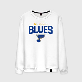 Мужской свитшот хлопок с принтом Blues , 100% хлопок |  | blues | canada | cup | hockey | khl | maple | new york | nhl | ny | nyr | rangers | st.louis | stanley | stanley cup | toronto | usa | канада | кубок | листья | нхл | стенли | тарасенко | торонто | хоккей | шайба