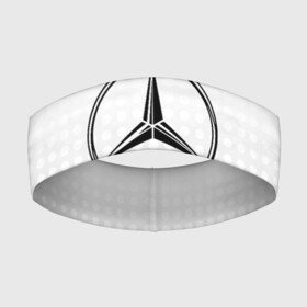 Повязка на голову 3D с принтом Mercedes Benz ,  |  | amg | mercedes | mercedes значок | mercedes лого | mercedes марка | амг | бенц | лого автомобиля | логотип мерседес | мерин | мерс | мерседес | мерседес бенз | мерседес лого | мерседес эмблема