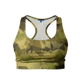Женский спортивный топ 3D с принтом СОВРЕМЕННЫЙ КАМУФЛЯЖ , 82% полиэстер, 18% спандекс Ткань безопасна для здоровья, позволяет коже дышать, не мнется и не растягивается |  | camouflage | армия | военная форма | военный | вооружение | вооруженные силы | защита | защитный цвет | зеленый | камуфляж | маскировка | современный | солдат | униформа | форма