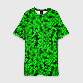 Детское платье 3D с принтом КАМУФЛЯЖ GREEN , 100% полиэстер | прямой силуэт, чуть расширенный к низу. Круглая горловина, на рукавах — воланы | Тематика изображения на принте: camouflage | армия | военная форма | военный | вооружение | вооруженные силы | защита | защитный цвет | зеленый | камуфляж | маскировка | салатовый | солдат | униформа | форма | хаки
