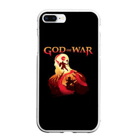 Чехол для iPhone 7Plus/8 Plus матовый с принтом God of War , Силикон | Область печати: задняя сторона чехла, без боковых панелей | Тематика изображения на принте: ascension | betrayal | chains of olympus | cratos | ghost of sparta | god of war | hack and slash | kratos | бог войны | кратос