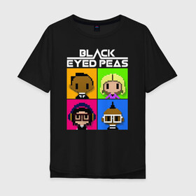 Мужская футболка хлопок Oversize с принтом BEP , 100% хлопок | свободный крой, круглый ворот, “спинка” длиннее передней части | apl de ap | bep | black eyed peas | taboo | the black eyed peas | will i am | данс поп | поп | хип хоп