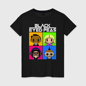 Женская футболка хлопок с принтом BEP , 100% хлопок | прямой крой, круглый вырез горловины, длина до линии бедер, слегка спущенное плечо | apl de ap | bep | black eyed peas | taboo | the black eyed peas | will i am | данс поп | поп | хип хоп