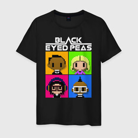 Мужская футболка хлопок с принтом BEP , 100% хлопок | прямой крой, круглый вырез горловины, длина до линии бедер, слегка спущенное плечо. | apl de ap | bep | black eyed peas | taboo | the black eyed peas | will i am | данс поп | поп | хип хоп