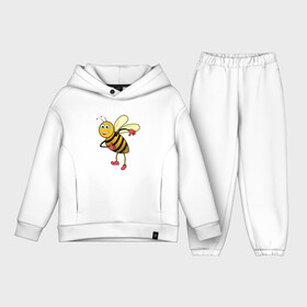 Детский костюм хлопок Oversize с принтом Пчела ,  |  | животные | картинки | крылья | лето | насекомое | прикольные | природа | пчела