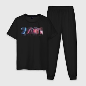 Мужская пижама хлопок с принтом 2001: Space Odyssey , 100% хлопок | брюки и футболка прямого кроя, без карманов, на брюках мягкая резинка на поясе и по низу штанин
 | 