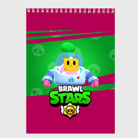 Скетчбук с принтом BRAWL STARS SPROUT , 100% бумага
 | 48 листов, плотность листов — 100 г/м2, плотность картонной обложки — 250 г/м2. Листы скреплены сверху удобной пружинной спиралью | brawl | brawl stars | brawl stars sprout | clash | sprout | бравл старс | игра | мобильные игры | спраут