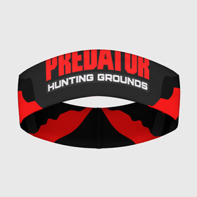 Повязка на голову 3D с принтом PREDATOR:HUNTING GROUNDS ,  |  | predator hunting grounds | predator. | охотничьи угодья | чужой против хищника