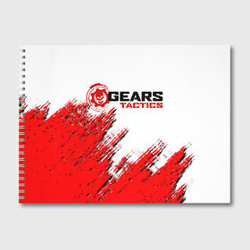 Альбом для рисования с принтом GEARS TACTICS , 100% бумага
 | матовая бумага, плотность 200 мг. | game | gears | gears of war | gears tactics | игра | стратегия | шестерёнки