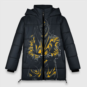Женская зимняя куртка 3D с принтом Tobias Whale , верх — 100% полиэстер; подкладка — 100% полиэстер; утеплитель — 100% полиэстер | длина ниже бедра, силуэт Оверсайз. Есть воротник-стойка, отстегивающийся капюшон и ветрозащитная планка. 

Боковые карманы с листочкой на кнопках и внутренний карман на молнии | Тематика изображения на принте: black lightning | tobias whale | vdzabma | тобиас уэйл | черная молния