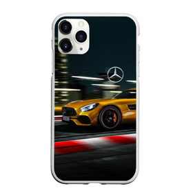 Чехол для iPhone 11 Pro матовый с принтом Night , Силикон |  | amg | car | city | germany | mercedes | night | power | prestige | road | speed | автомобиль | германия | город | дорога | мерседес | мощь | ночь | престиж | скорость