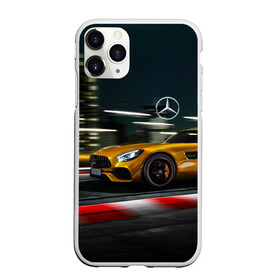 Чехол для iPhone 11 Pro Max матовый с принтом Night , Силикон |  | amg | car | city | germany | mercedes | night | power | prestige | road | speed | автомобиль | германия | город | дорога | мерседес | мощь | ночь | престиж | скорость