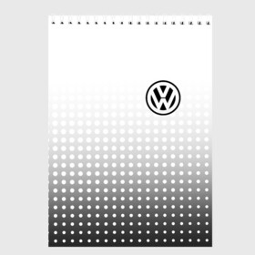 Скетчбук с принтом Volkswagen , 100% бумага
 | 48 листов, плотность листов — 100 г/м2, плотность картонной обложки — 250 г/м2. Листы скреплены сверху удобной пружинной спиралью | volkswagen | vw | vw значок | vw лого | vw марка | vw эмблема | wv | значок vw | значок фольксваген | лого автомобиля | лого вольцваген | логотип vw | фольксваген | фольцваген