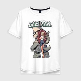 Мужская футболка хлопок Oversize с принтом Глейпнир , 100% хлопок | свободный крой, круглый ворот, “спинка” длиннее передней части | anime | аниме | глейпнир