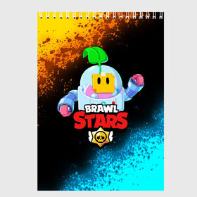 Скетчбук с принтом BRAWL STARS SPROUT , 100% бумага
 | 48 листов, плотность листов — 100 г/м2, плотность картонной обложки — 250 г/м2. Листы скреплены сверху удобной пружинной спиралью | 8 bit | 8 бит | bibi | brawl stars | crow | el brown | leon | leon shark | max | mr.p | phoenix | sally leon | shark | sprout | stars | virus | werewolf | акула | биби | вирус | ворон | леон | оборотень | пингвин