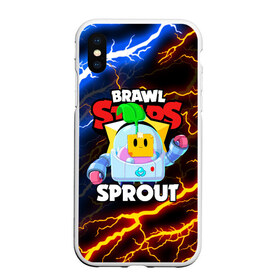 Чехол для iPhone XS Max матовый с принтом BRAWL STARS SPROUT , Силикон | Область печати: задняя сторона чехла, без боковых панелей | 8 bit | 8 бит | bibi | brawl stars | crow | el brown | leon | leon shark | max | mr.p | phoenix | sally leon | shark | sprout | stars | virus | werewolf | акула | биби | вирус | ворон | леон | оборотень | пингвин