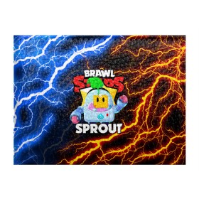 Обложка для студенческого билета с принтом BRAWL STARS SPROUT , натуральная кожа | Размер: 11*8 см; Печать на всей внешней стороне | 8 bit | 8 бит | bibi | brawl stars | crow | el brown | leon | leon shark | max | mr.p | phoenix | sally leon | shark | sprout | stars | virus | werewolf | акула | биби | вирус | ворон | леон | оборотень | пингвин