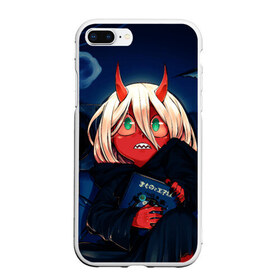 Чехол для iPhone 7Plus/8 Plus матовый с принтом DARLING IN THE FRANXX , Силикон | Область печати: задняя сторона чехла, без боковых панелей | 02 | anime | darling in the franxx | hiro | manga | zero two | аниме | любимый во франксе | манга | милый во франксе | ноль два | хиро