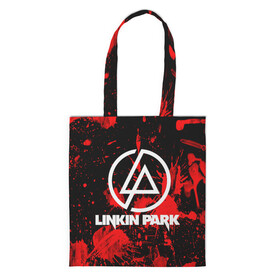 Шоппер 3D с принтом Linkin Park , 100% полиэстер | Плотность: 200 г/м2; Размер: 34×35 см; Высота лямок: 30 см | chester bennington | linkin park | rock | группа | линкин парк | логотип | музыка | рок | рок н ролл | честер беннингтон | эмблема