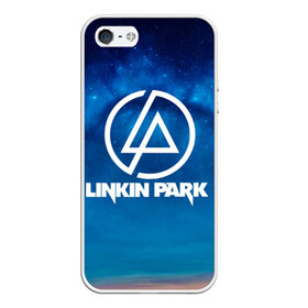 Чехол для iPhone 5/5S матовый с принтом Linkin Park , Силикон | Область печати: задняя сторона чехла, без боковых панелей | chester bennington | linkin park | rock | space | группа | космос | линкин парк | логотип | музыка | рок | рок н ролл | честер беннингтон | эмблема