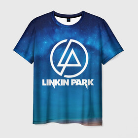 Мужская футболка 3D с принтом Linkin Park , 100% полиэфир | прямой крой, круглый вырез горловины, длина до линии бедер | chester bennington | linkin park | rock | space | группа | космос | линкин парк | логотип | музыка | рок | рок н ролл | честер беннингтон | эмблема